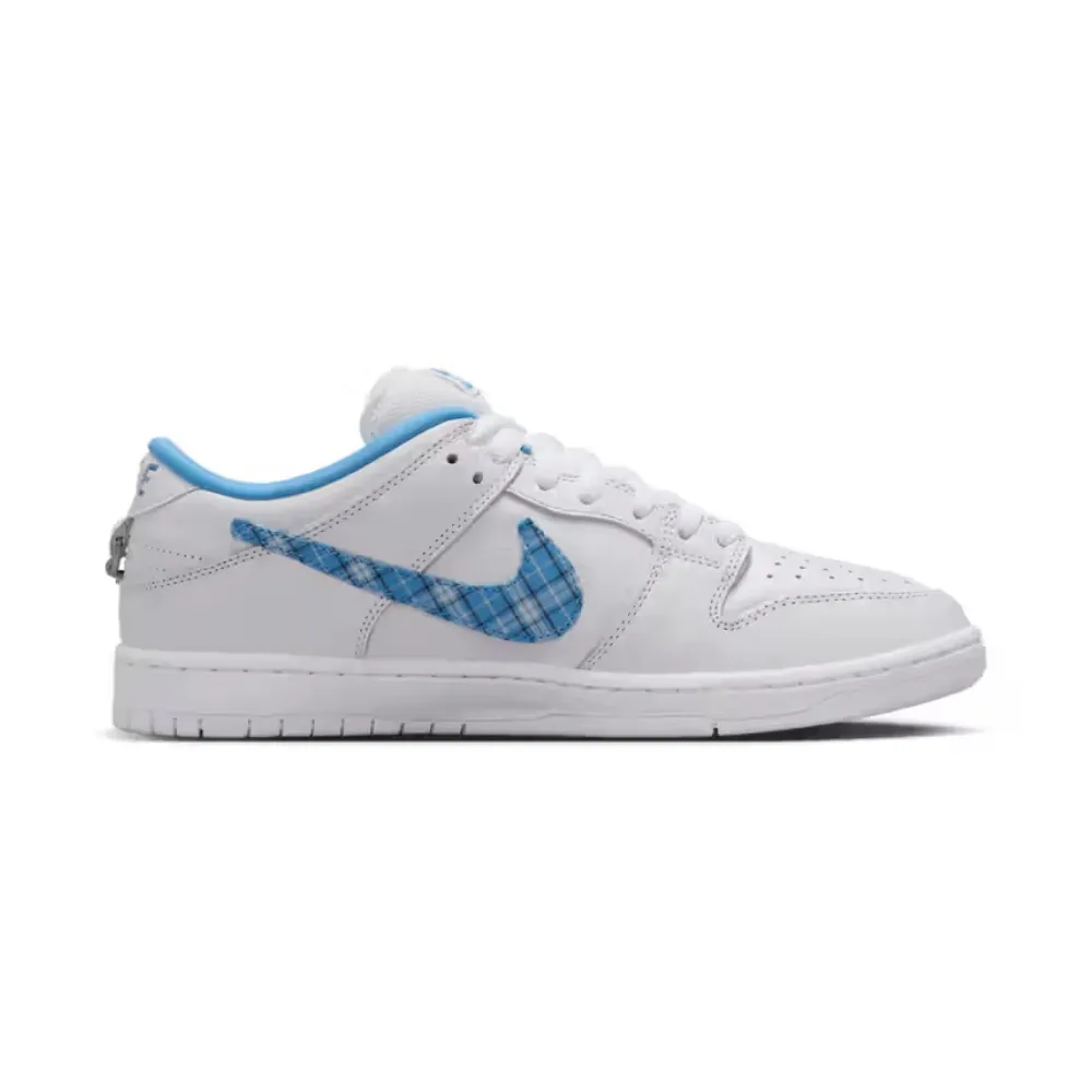 Nike SB Dunk Low Pro Nicole Hause White University Blue Midnight Navy Pure Platinum Nike Dunk