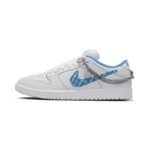 Nike SB Dunk Low Pro Nicole Hause White University Blue Midnight Navy Pure Platinum Nike Dunk