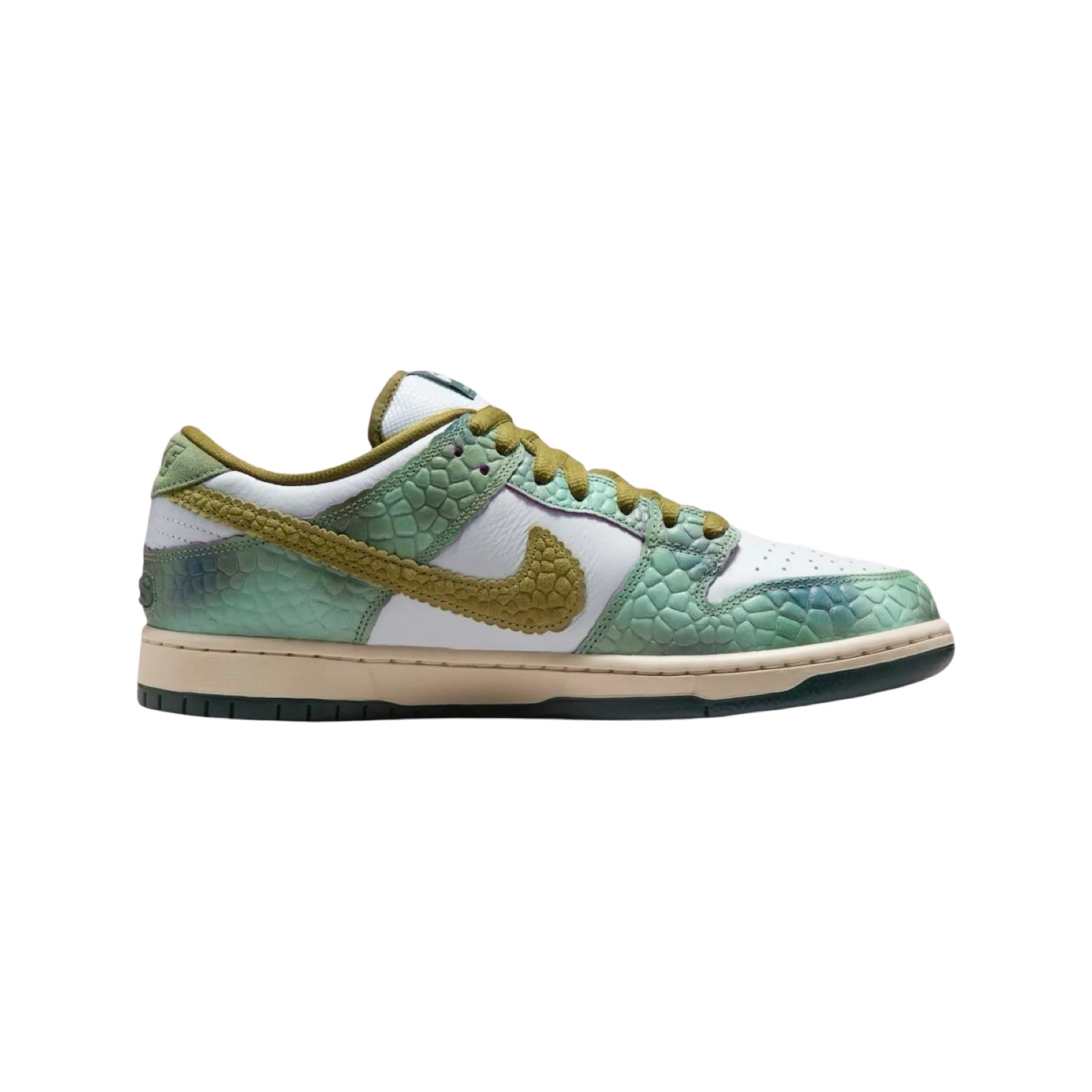 Nike SB Dunk Low Pro QS Oil Green Desert Moss White Nike Dunk