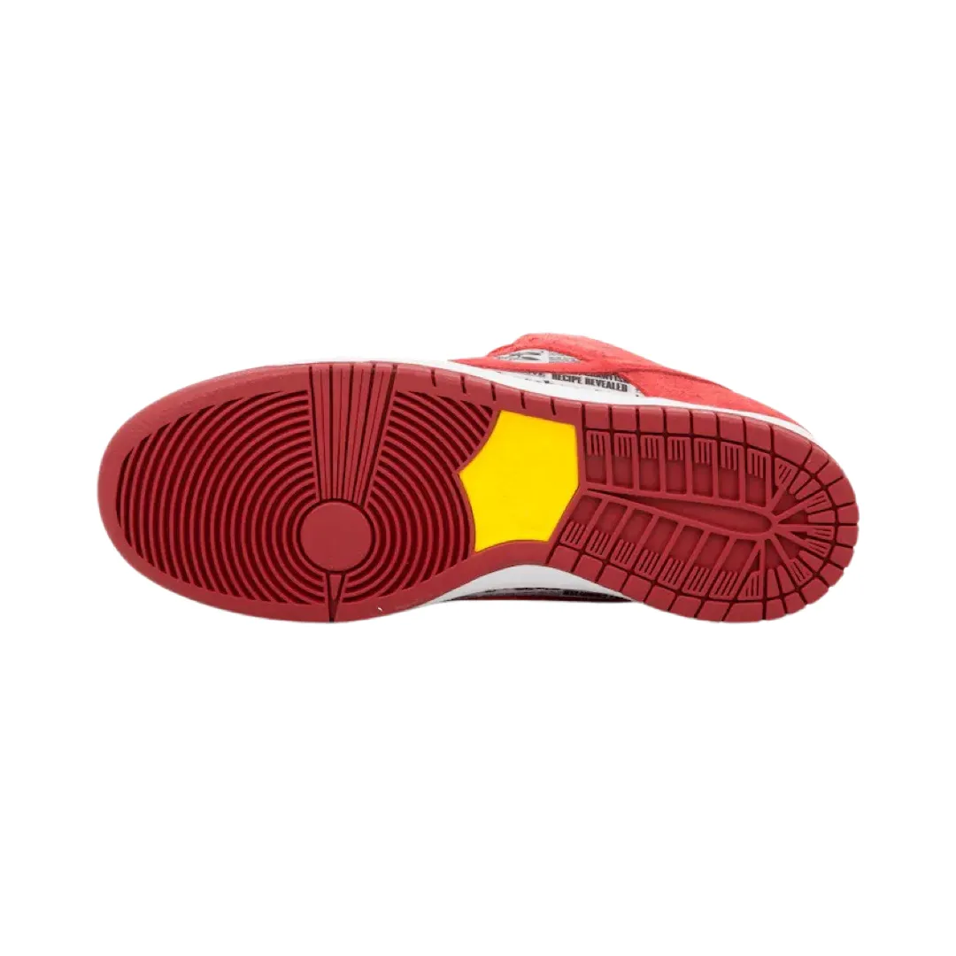 Nike SB Dunk Low Rukus Crawfish Action Red Metallic Silver Tour Yellow (Regular Box) Nike Dunk