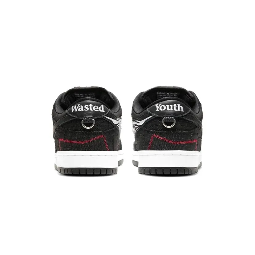 Nike SB Dunk Low Wasted Youth Black White Nike Dunk
