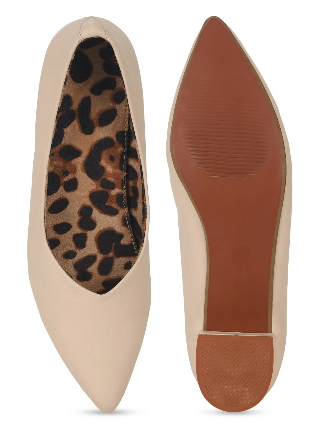 Nude PU Block Slip On Sandals (TC-SLC-1180-NUD)