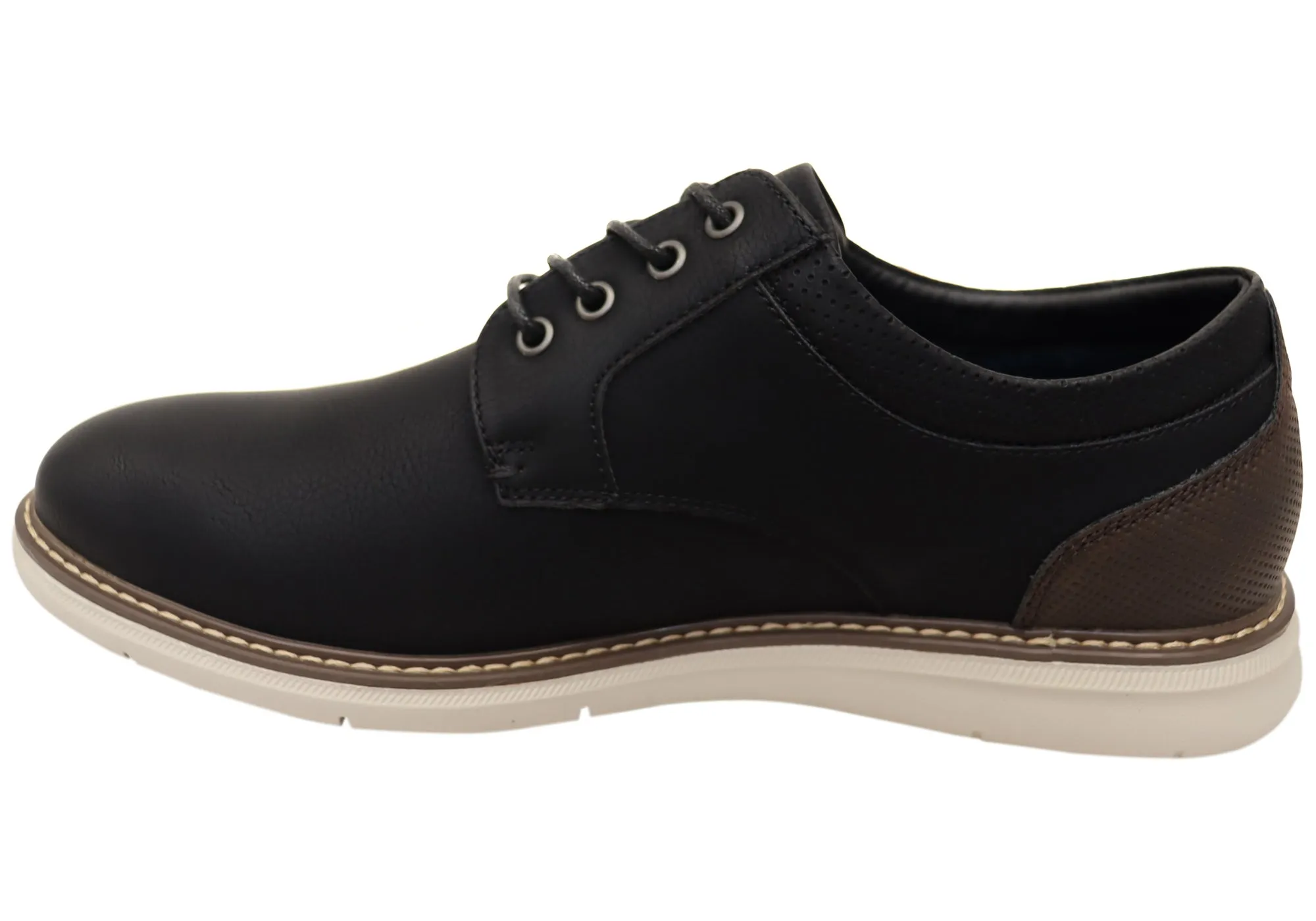 Nunn Bush By Florsheim Mens EE Extra Wide Chase Plain Ox Shoes Florsheim Shoes