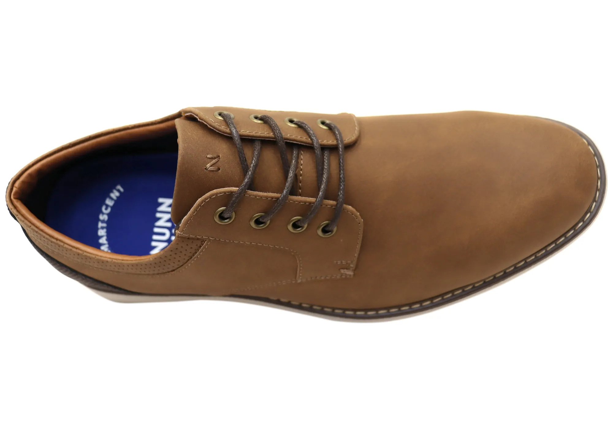 Nunn Bush By Florsheim Mens EE Extra Wide Chase Plain Ox Shoes Florsheim Shoes