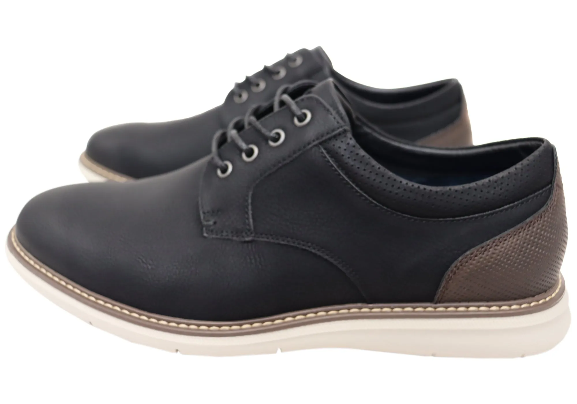 Nunn Bush By Florsheim Mens EE Extra Wide Chase Plain Ox Shoes Florsheim Shoes