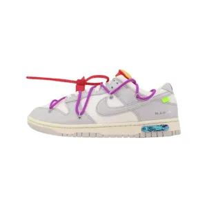 Off-White x Nike Dunk Low "Lot 45 of 50" Sail Neutral Grey Light Bone Nike Dunk