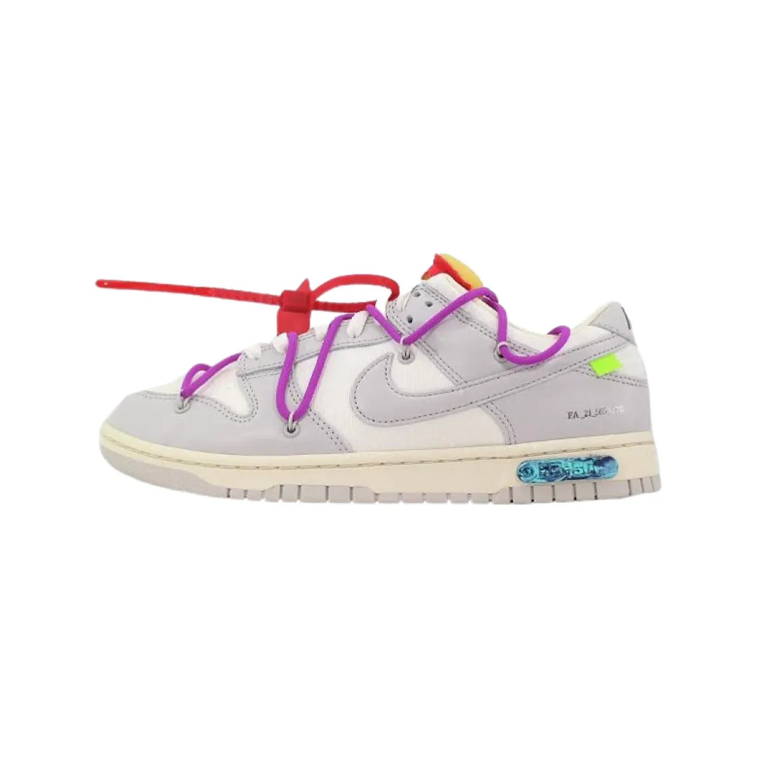 Off-White x Nike Dunk Low "Lot 45 of 50" Sail Neutral Grey Light Bone Nike Dunk