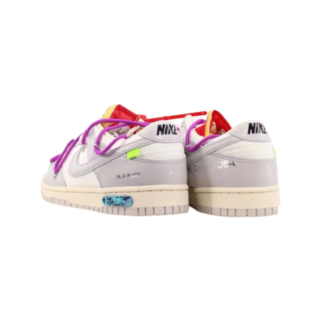 Off-White x Nike Dunk Low "Lot 45 of 50" Sail Neutral Grey Light Bone Nike Dunk