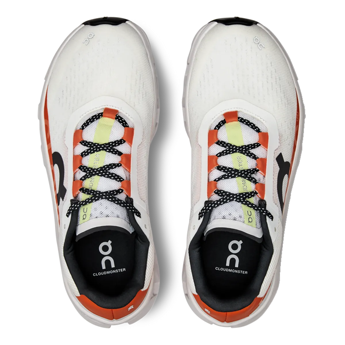 ON Cloudmonster - Undyed - White - Flame