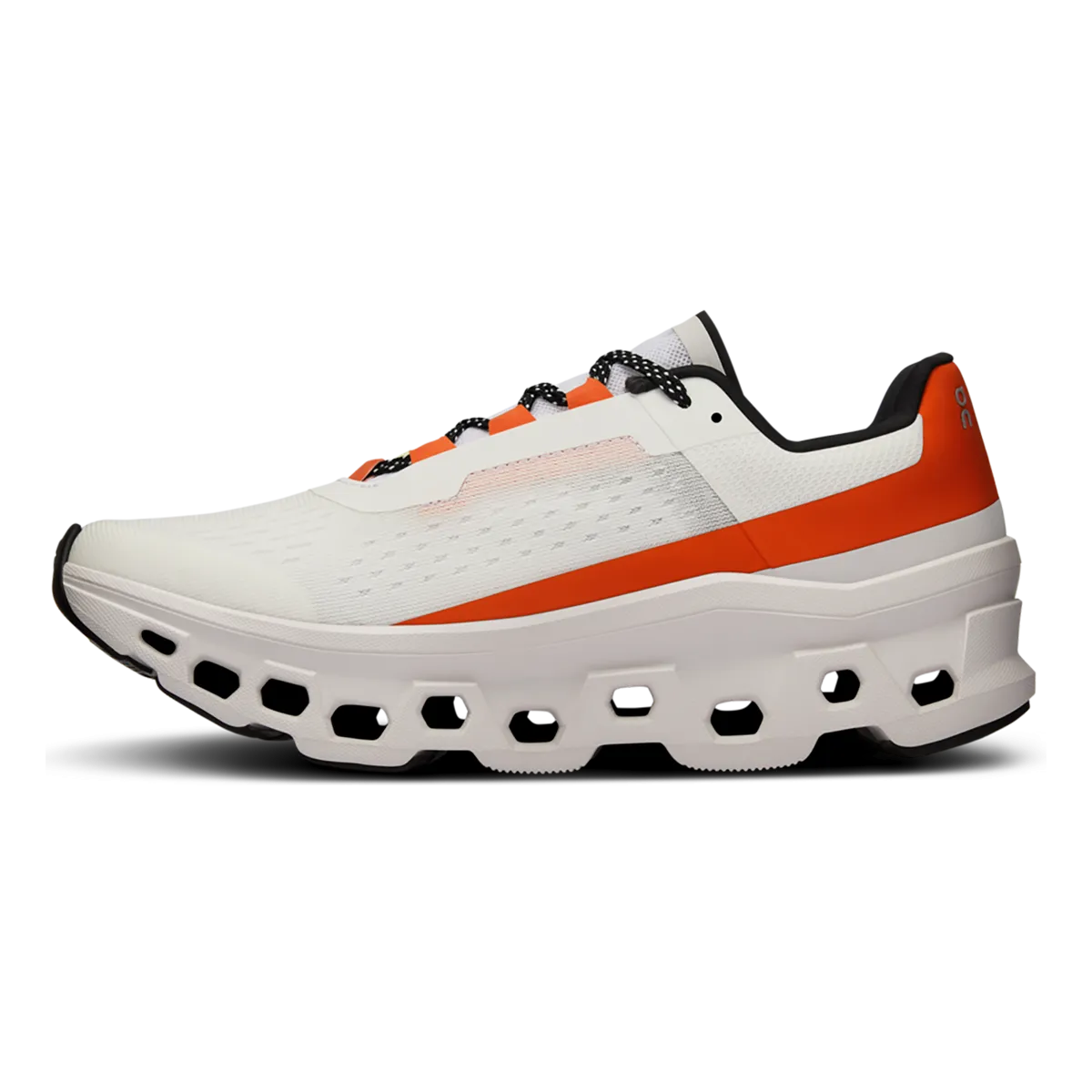 ON Cloudmonster - Undyed - White - Flame