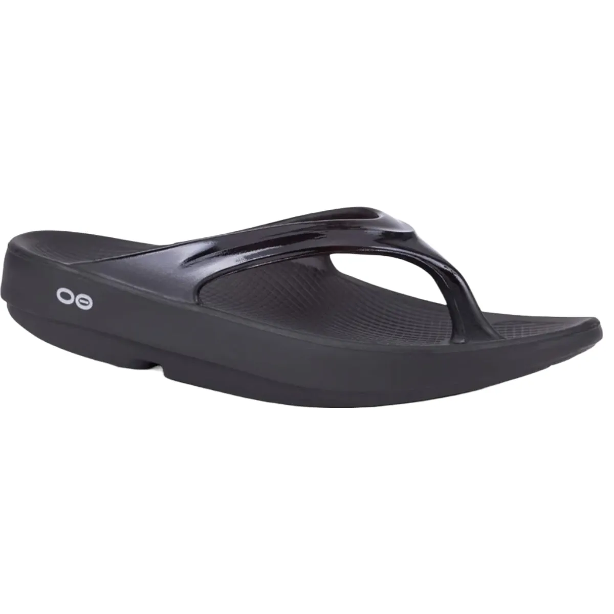 Oofos Oolala Black Slide- 1400 Shoes Oofos Women