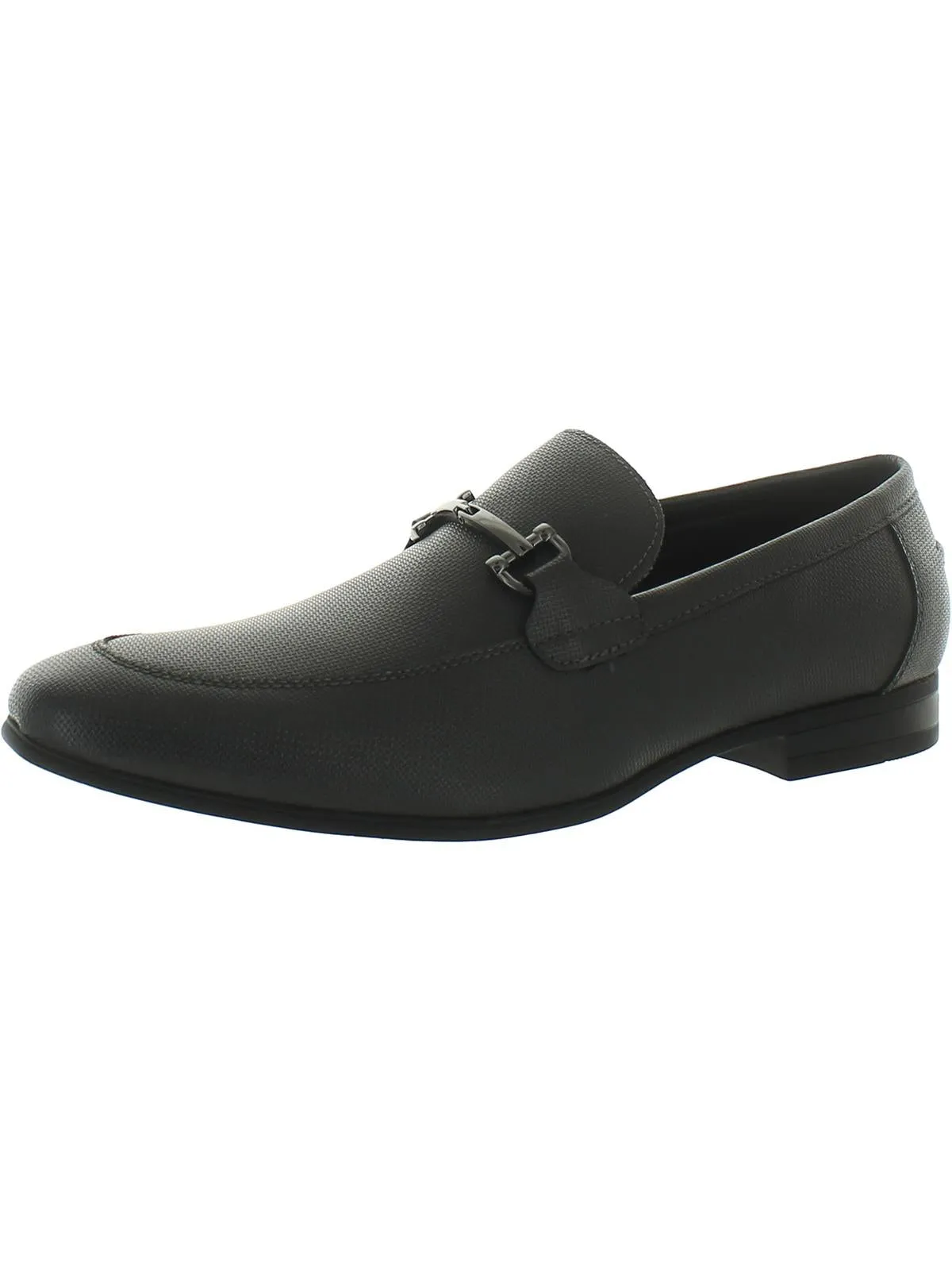Otis Mens Faux Leather Slip-On Loafers