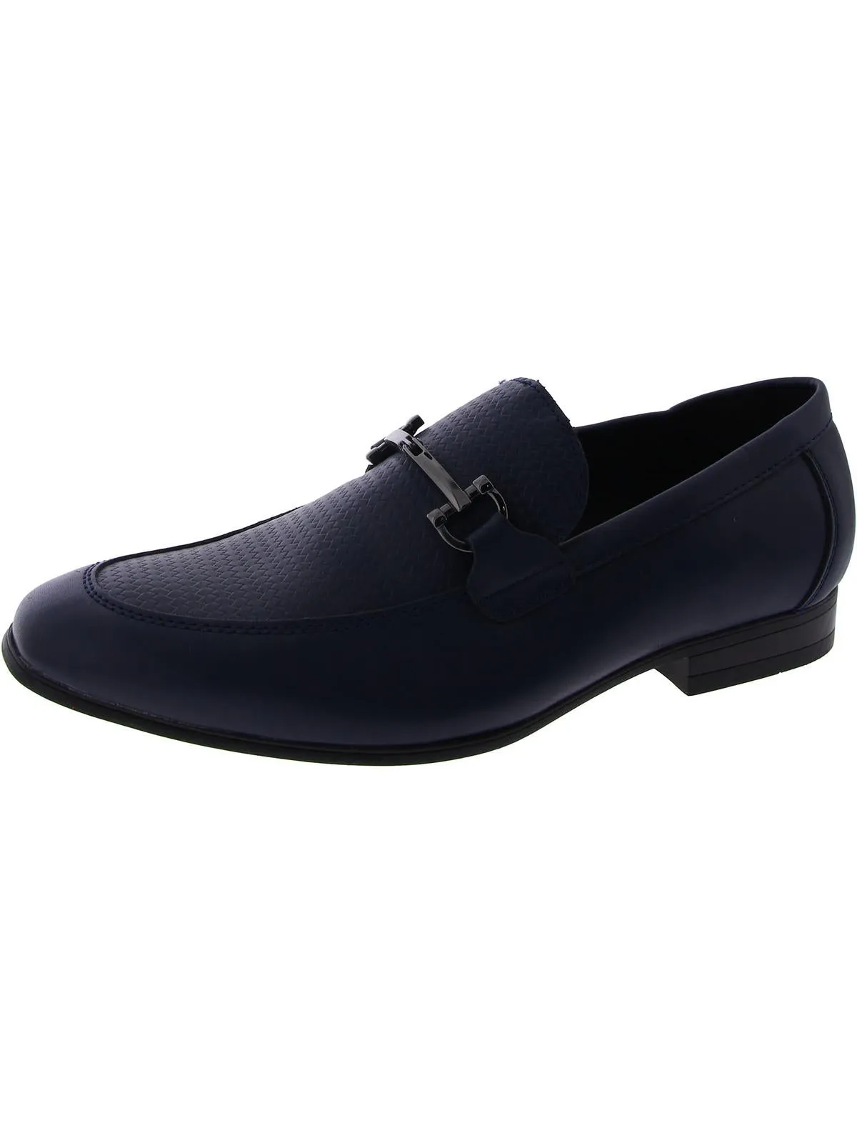 Otis Mens Faux Leather Slip-On Loafers