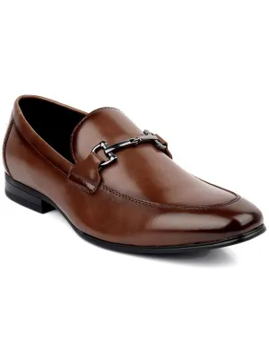 Otis Mens Faux Leather Slip-On Loafers