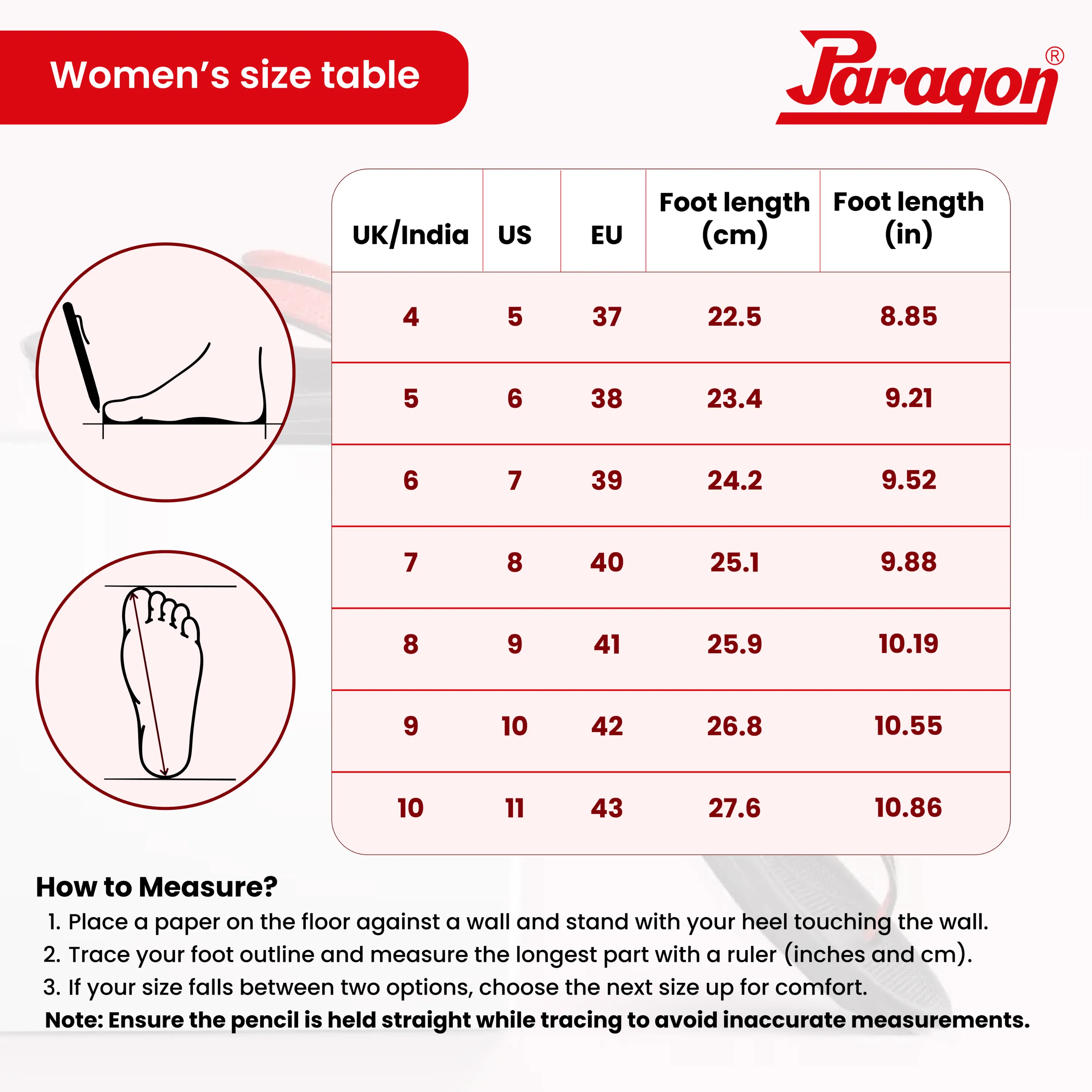 Paragon Women's Slip On Flat Pink Sandals | Durable Dailywear Sandals