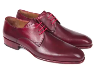 Paul Parkman Shoes Paul Parkman Men's Hand-Painted Derby Shoes in Burgundy