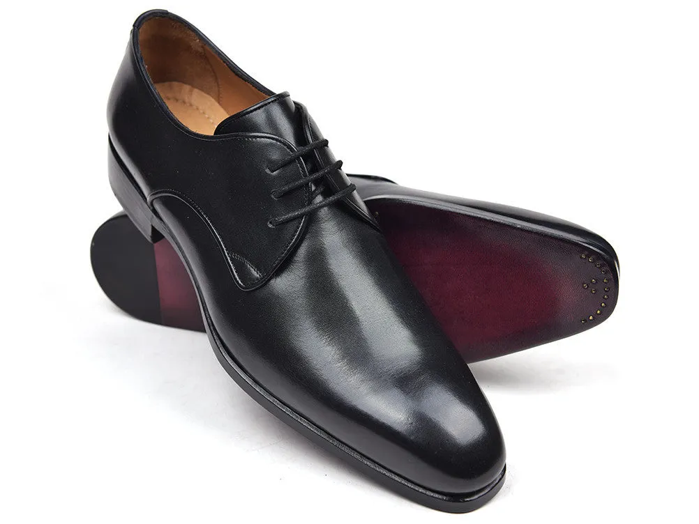Paul Parkman Shoes Paul Parkman Men's Leather Derby Shoes in Black