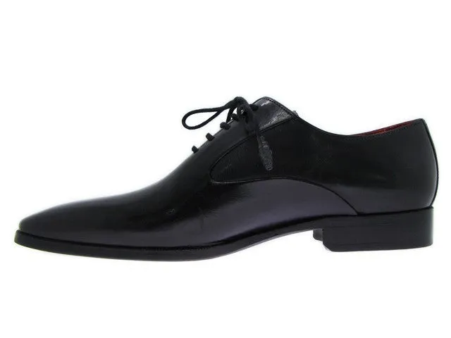 Paul Parkman Shoes Paul Parkman Men's Leather Oxfords in Black