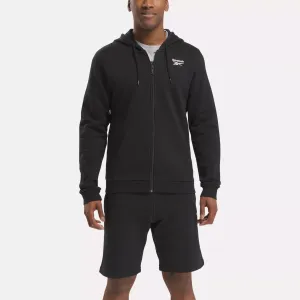 Reebok Clothing Men's Reebok Identity Small Logo Fleece Full-Zip Hoodie
