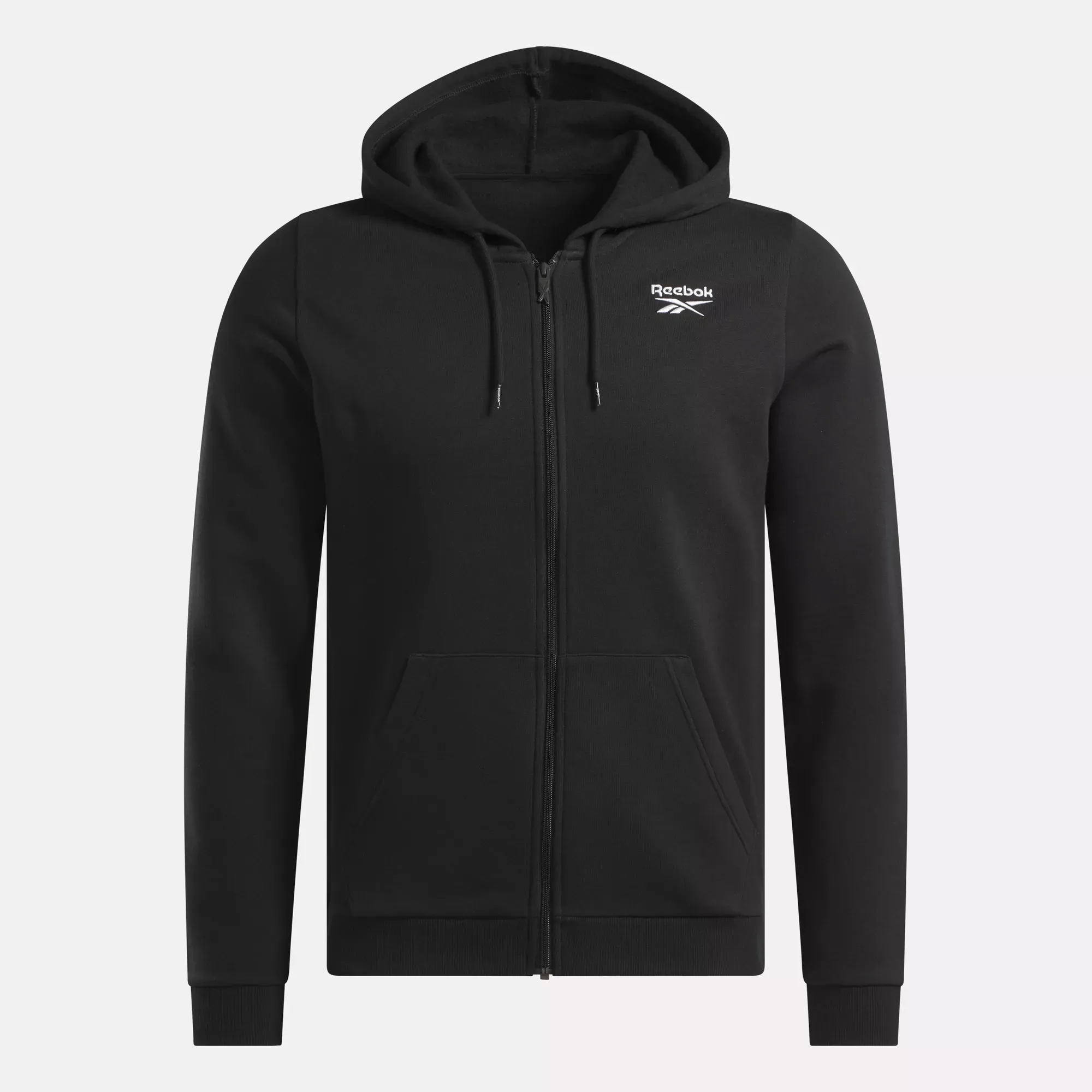 Reebok Clothing Men's Reebok Identity Small Logo Fleece Full-Zip Hoodie