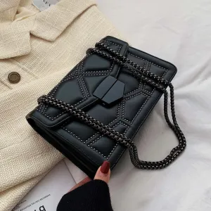 Rivet Chain Small Crossbody Bags For Women 2020 Shoulder Messenger Bag Lady Luxury Handbags Fashion Nova Bags