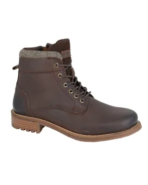 Roamers Mens 6 Eyelet Inside Zip Ankle Boots Roamers Shoes