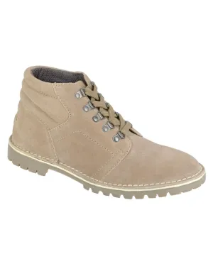 Roamers Mens D Ring Leisure Suede Boots Roamers Shoes