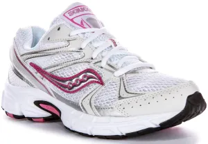 Saucony Ride Millennium In White Pink For Women Shoes Saucony