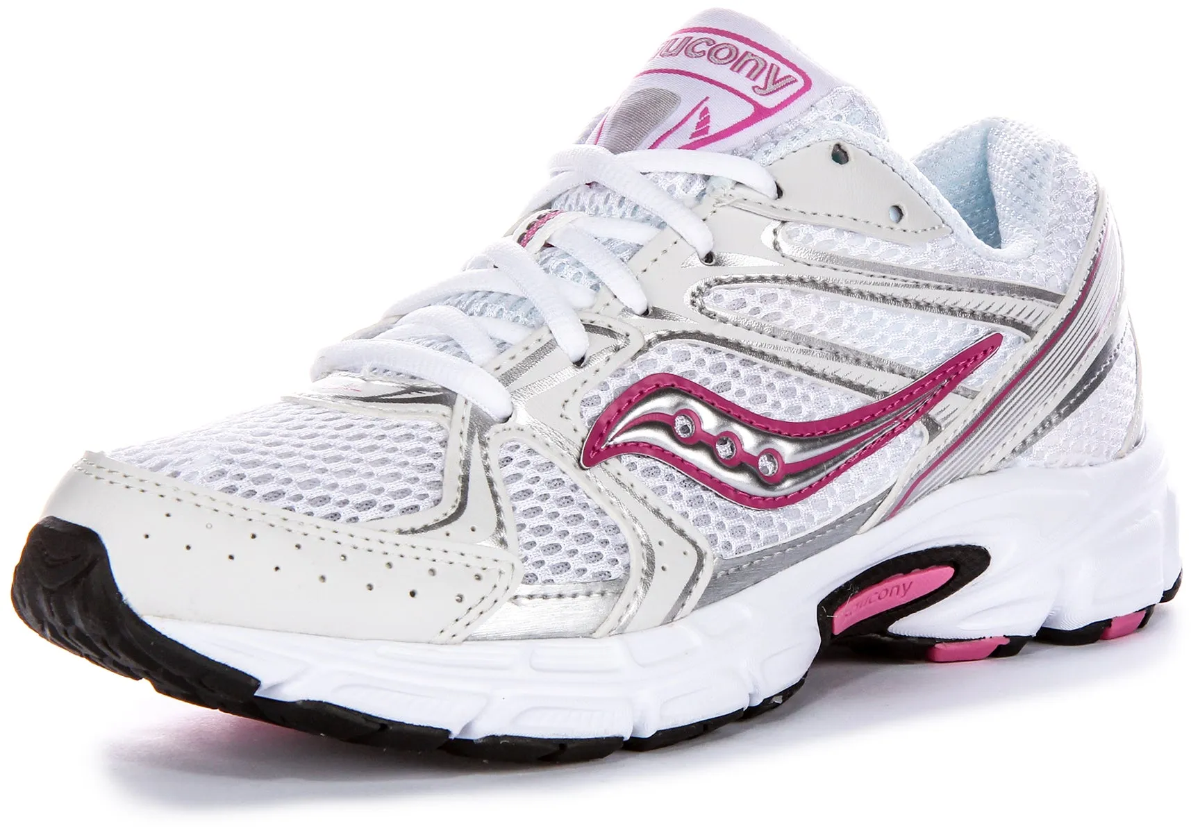 Saucony Ride Millennium In White Pink For Women Shoes Saucony