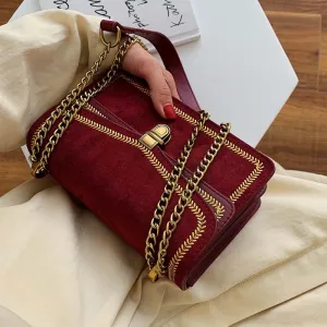 Scrub Leather Crossbody Bags For Women 2020 Chain Shoulder Messenger Bag Lady Travel Luxury Handbags and Purses Fashion Nova Bags