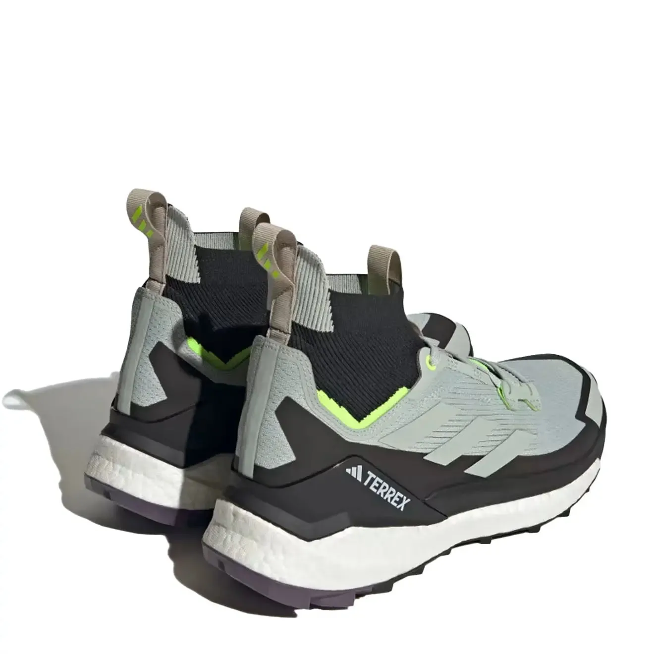 Shoes Adidas Terrex Men Adidas Terrex Free Hiker 2.0 Hiking Shoes Wonder Silver / Wonder Silver / Lucid Lemon