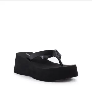 Skyscraper Sandal in Black from Seychelles
