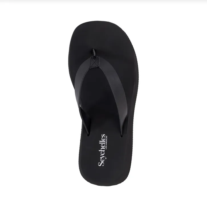 Skyscraper Sandal in Black from Seychelles