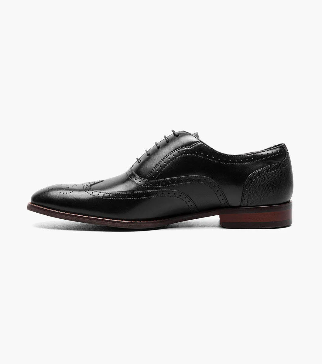 Stacy Adams KAINE  Wingtip Oxford - Black