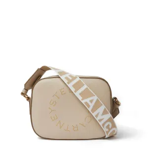 Stella Logo Camera Bag Grain Stud, Cream Bags_Stella Mccartney_Bags