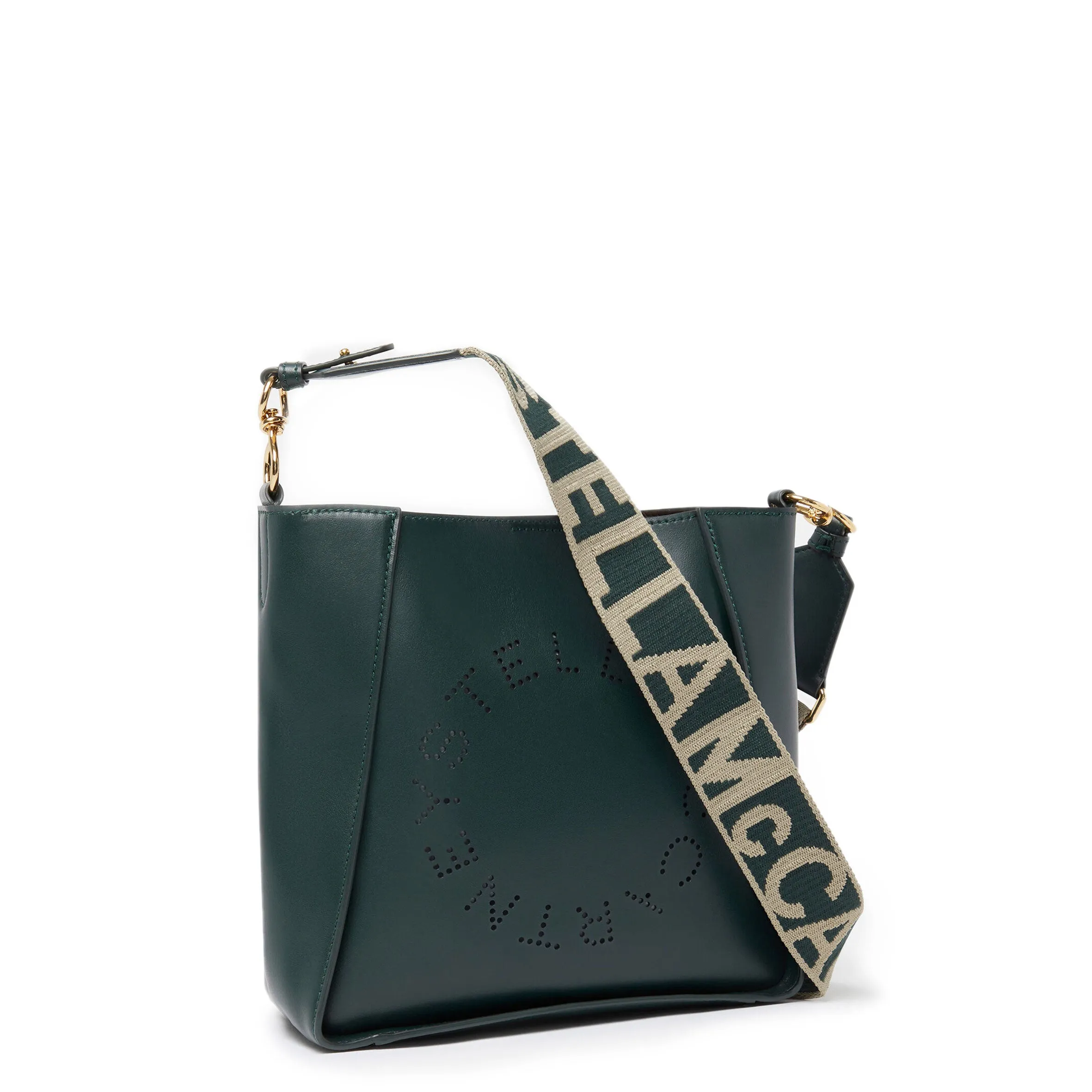 Stella Logo Mini Crossbody Hobo Alter, Pine Bags_Stella Mccartney_Bags