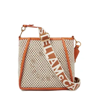 Stella Logo Mini Crossbody Hobo Bag Rope Mesh, Ivory/Beige Bags_Stella Mccartney_Bags