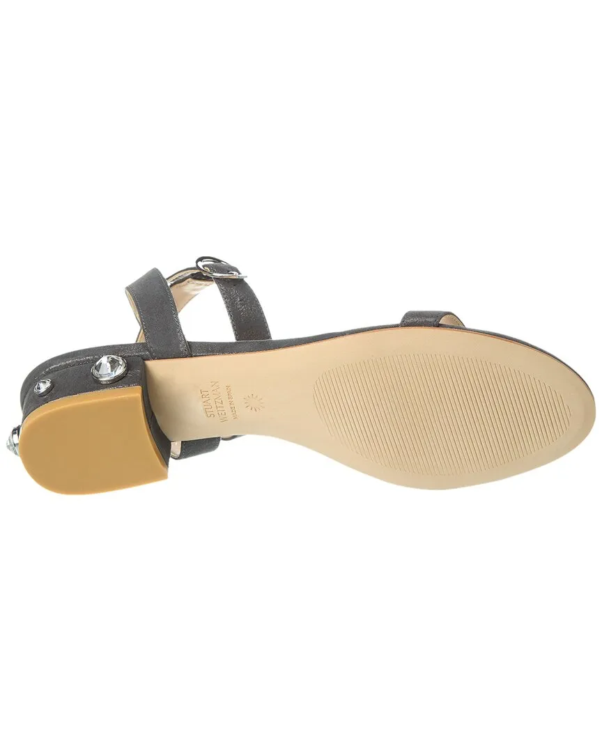 Stuart Weitzman Dancer Allshine 25 Suede Sandal