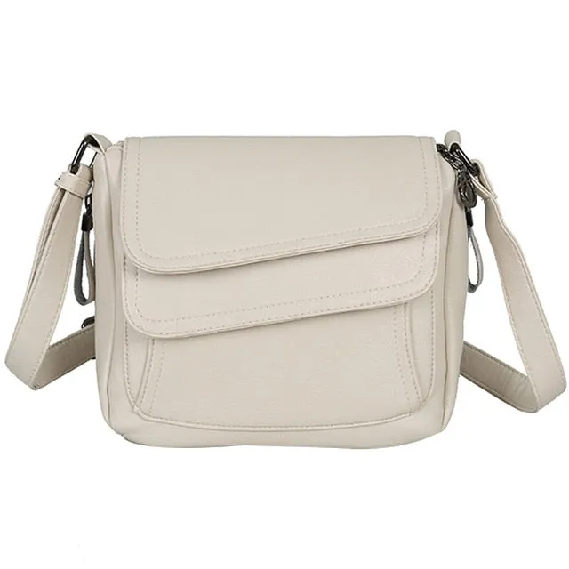 Summer White Handbag Genuine Leather Luxury Handbags Women Bags Designer Female Shoulder Messenger Bag Mother Bags For Women Fashion Nova Bags