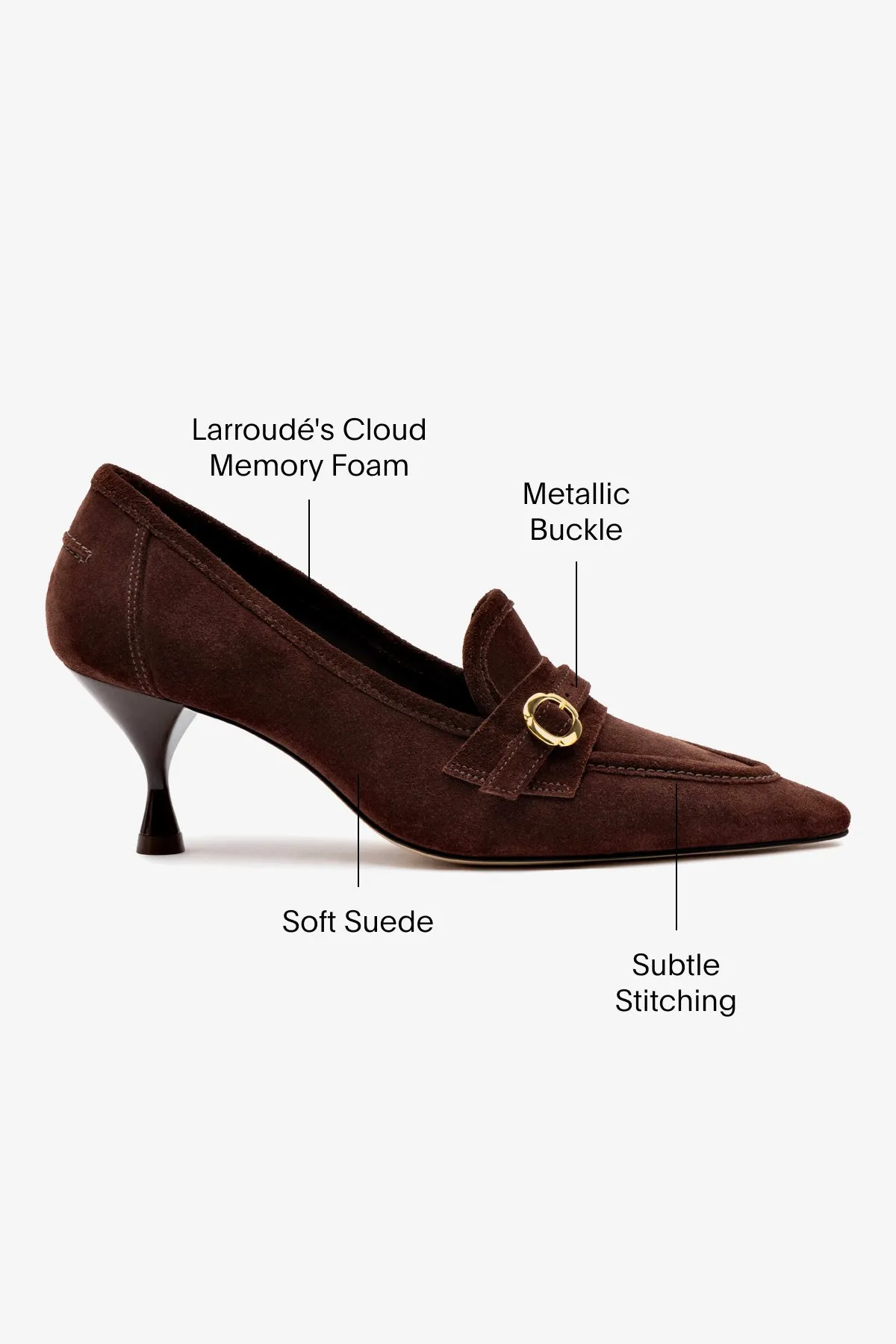 Susan Pump In Brown Suede
