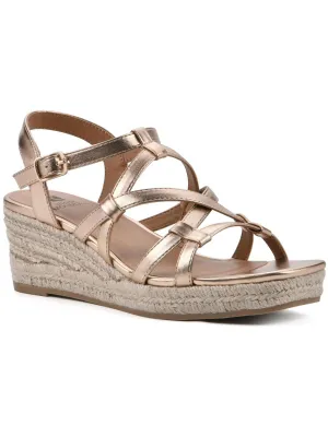 Swayze Womens Gladiator Square Open Toe Espadrilles
