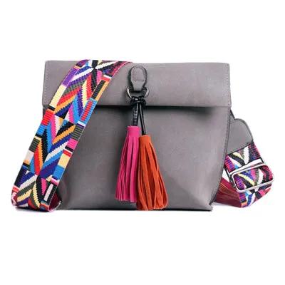 SWDF New Women Messenger Bag Tassel Crossbody Bags For Girls Shoulder Bags Female Designer Handbags Bolsa Feminina Bolsos Muje Fashion Nova Bags