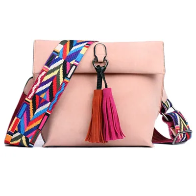 SWDF New Women Messenger Bag Tassel Crossbody Bags For Girls Shoulder Bags Female Designer Handbags Bolsa Feminina Bolsos Muje Fashion Nova Bags