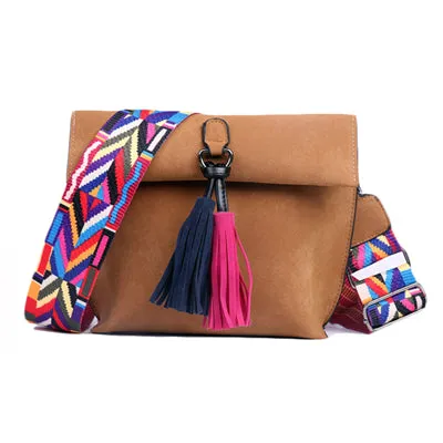 SWDF New Women Messenger Bag Tassel Crossbody Bags For Girls Shoulder Bags Female Designer Handbags Bolsa Feminina Bolsos Muje Fashion Nova Bags