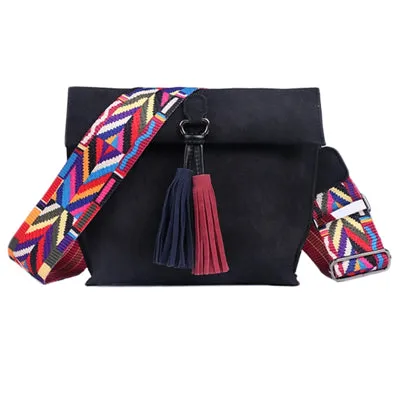 SWDF New Women Messenger Bag Tassel Crossbody Bags For Girls Shoulder Bags Female Designer Handbags Bolsa Feminina Bolsos Muje Fashion Nova Bags