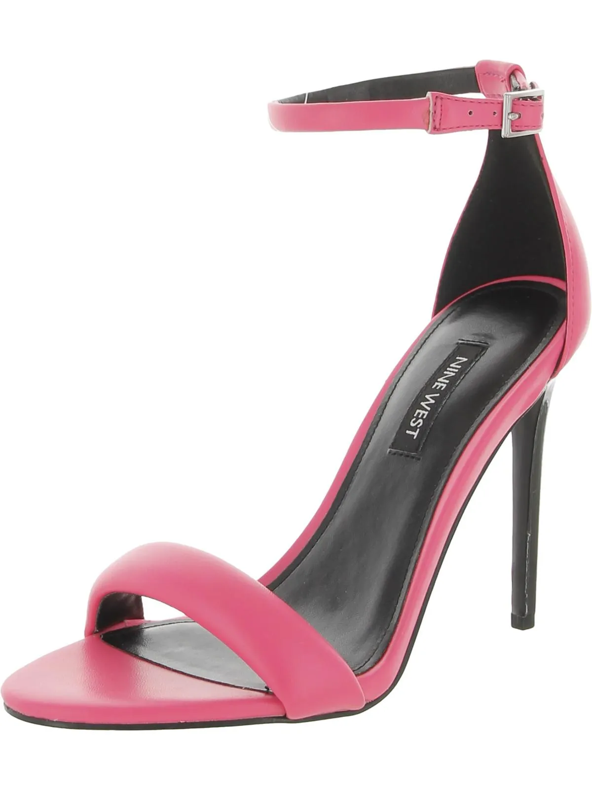 Teeya 3 Womens Faux Leather Stiletto Heels