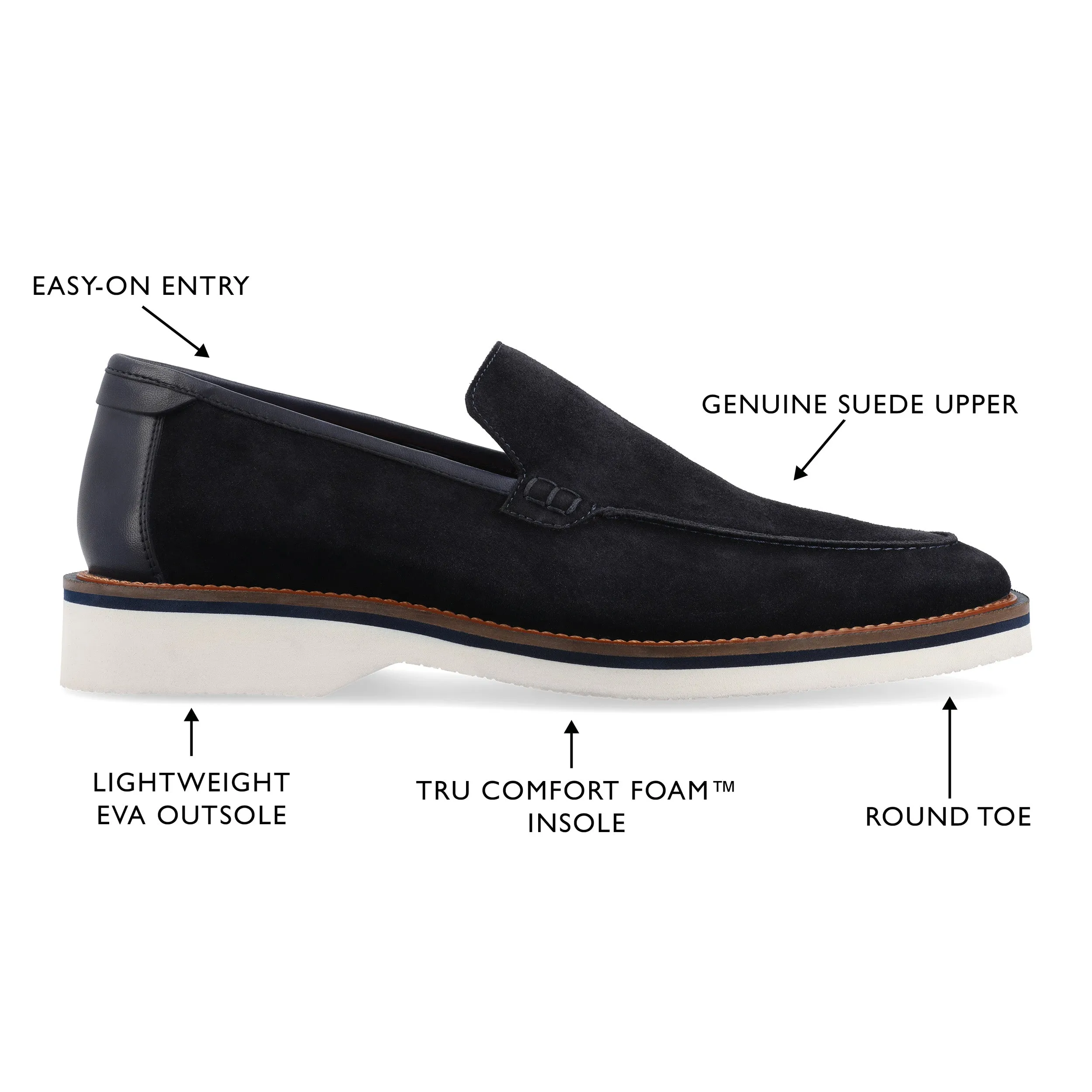 Thomas & Vine Gaylon Moc Toe Loafer
