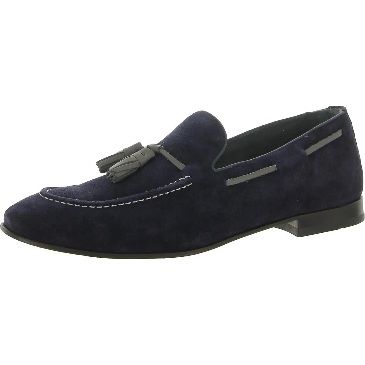 Thomas Mens Suede Tassel Loafers