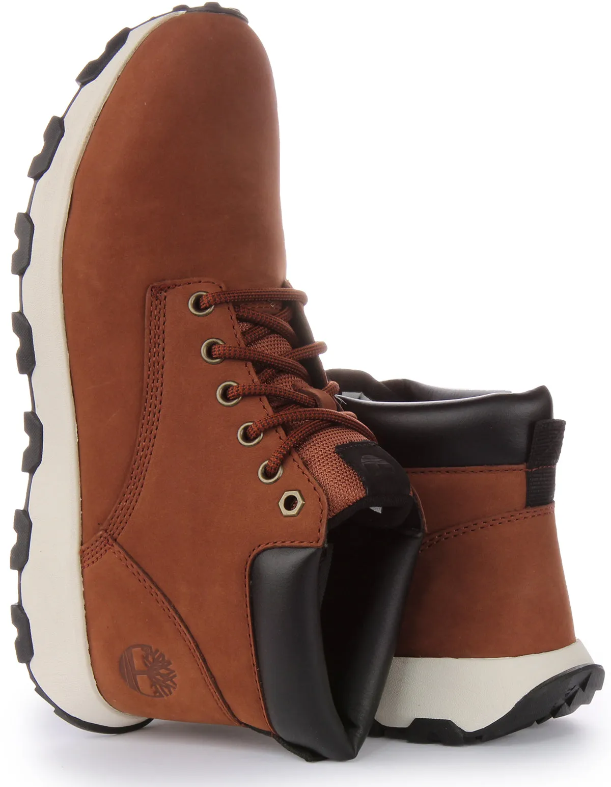 Timberland A6599 Winsor Park Mid Chukka In Brown Shoes Timberland