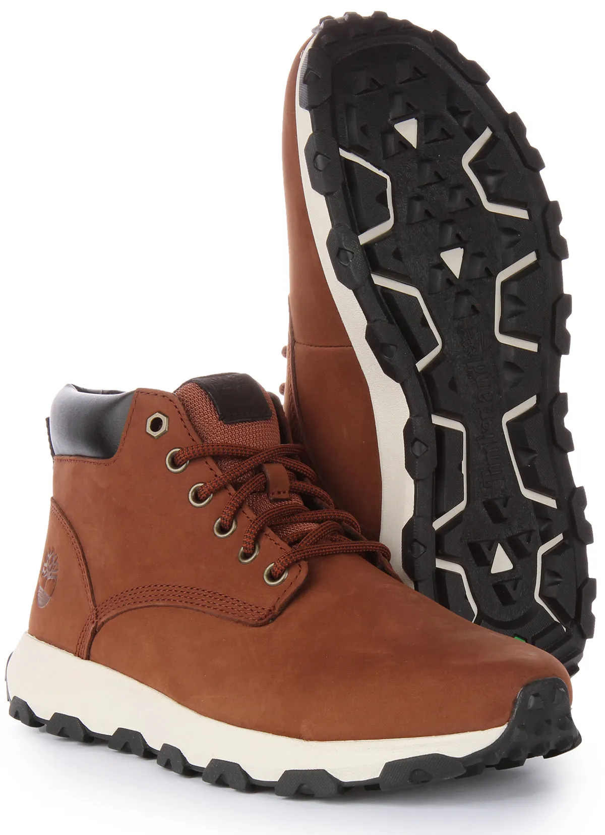 Timberland A6599 Winsor Park Mid Chukka In Brown Shoes Timberland